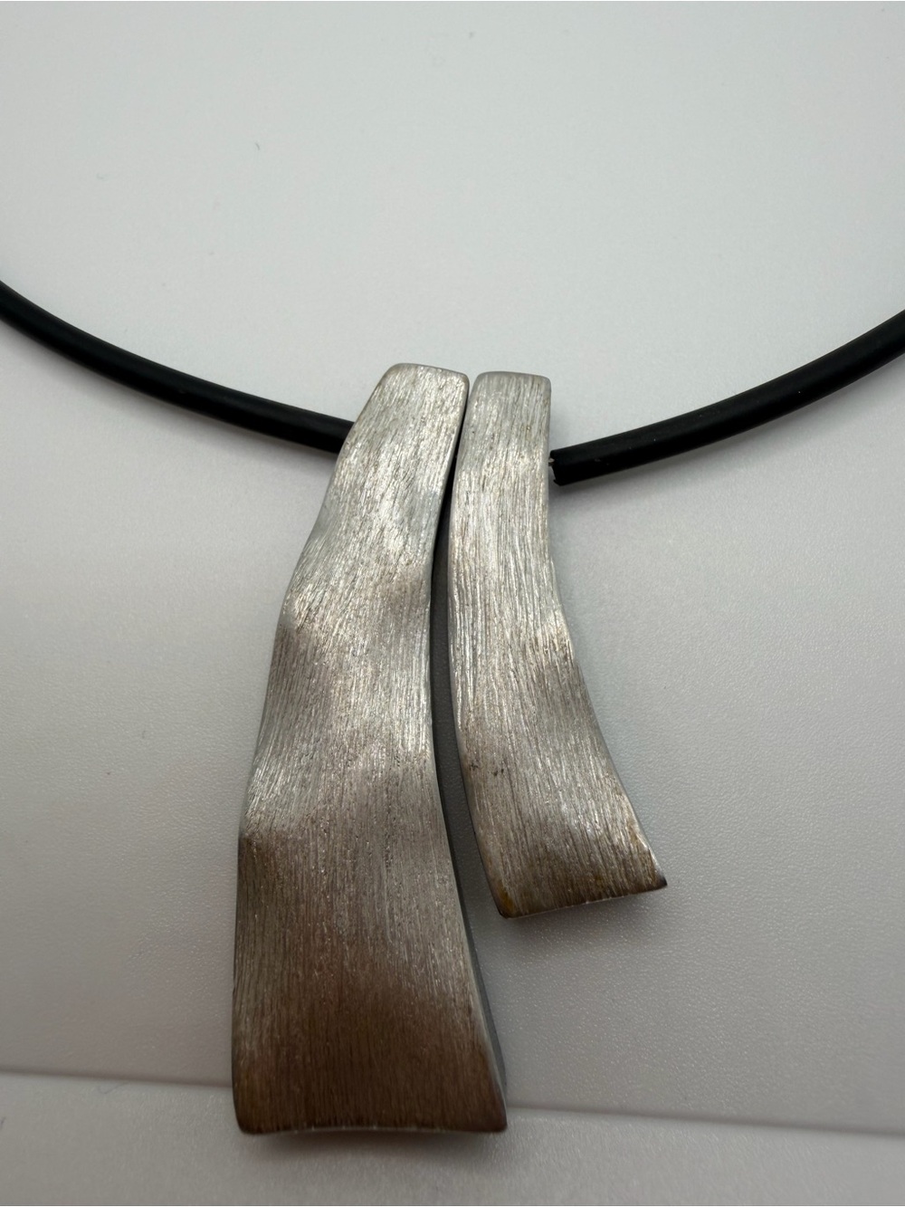 Modern Silver-Tone Pendant Necklace - Women Jewelry